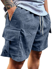 Men's Corduroy Shorts 2026 Summer New American Retro Casual Shorts
