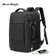 Heroic Knight Travel Backpack Men Business Waterproof Backpack Bag