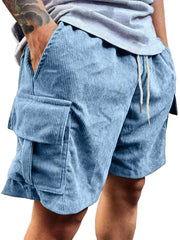 Men's Corduroy Shorts 2026 Summer New American Retro Casual Shorts