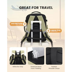 Travel Backpack for Men Women Waterproof Carry On Backpack Travel
