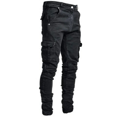 2026 New Jeans Men Fashion Hole Streetwear Jeans Denim Pants For Men