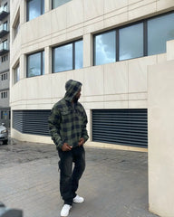 Men's high-end fashionable casual windproof and hooded winter jacket