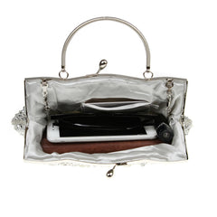 Women's Retro Small Totes Evening Bags Beaded Embroidered Ladies Handbags