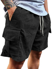 Men's Corduroy Shorts 2026 Summer New American Retro Casual Shorts
