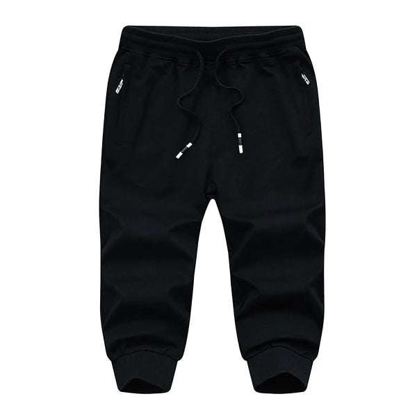 Men's Jogging Bottoms Cotton Hiking Trousers Outdoor Workout Gym Short