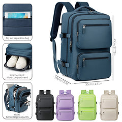 Large Travel Backpack for Women Men Cabin Bag Multifunctional Backpack
