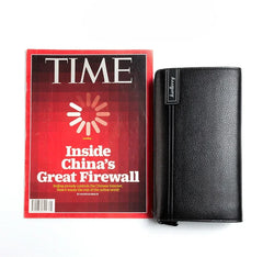 Business Men's leather wallet with coin pocket man purse phone clutch bag