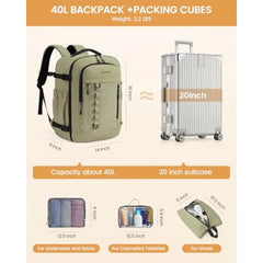 Travel Backpack for Men Women Waterproof Carry On Backpack Travel