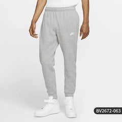 Nike Official Authentic 2026 New Men's Fleece-Lined Warm Cuffed Sports Pants