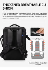 Heroic Knight Travel Backpack Men Business Waterproof Backpack Bag