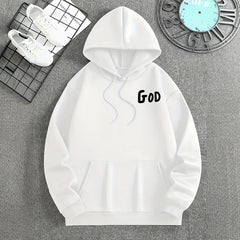 Hot Sale Christian God Printed Hoodie for Men High Quality Hooded Long Top