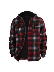 Men's high-end fashionable casual windproof and hooded winter jacket