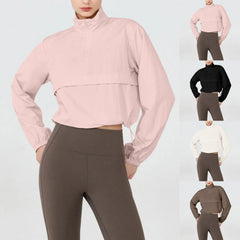 Women Autumn Windproof Waterproof Jacket Uv Resistant Fitness Tops