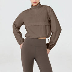 Women Autumn Windproof Waterproof Jacket Uv Resistant Fitness Tops