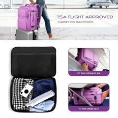 Travel Backpack for Women Expanable Carry on Backpack Waterproof Business