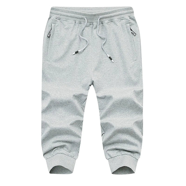 Men's Jogging Bottoms Cotton Hiking Trousers Outdoor Workout Gym Short