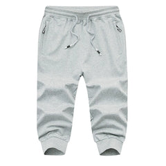 Men's Jogging Bottoms Cotton Hiking Trousers Outdoor Workout Gym Short