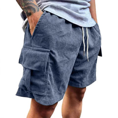 Men's Corduroy Shorts 2026 Summer New American Retro Casual Shorts