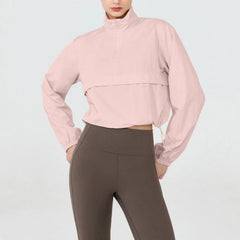 Women Autumn Windproof Waterproof Jacket Uv Resistant Fitness Tops