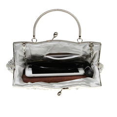 Women's Retro Small Totes Evening Bags Beaded Embroidered Ladies Handbags