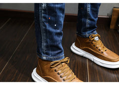 Fashion Designer Men Jeans Retro Blue Stretch Slim Fit Painted Jeans