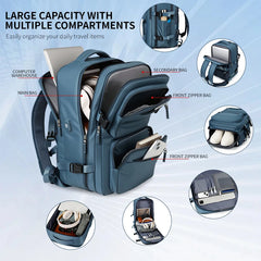 Large Travel Backpack for Women Men Cabin Bag Multifunctional Backpack