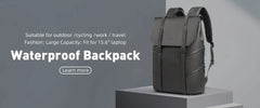 Heroic Knight Men Business Backpack Multifunction Slim Laptop Bag