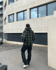 Men's high-end fashionable casual windproof and hooded winter jacket