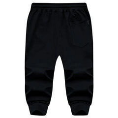 Men's Jogging Bottoms Cotton Hiking Trousers Outdoor Workout Gym Short
