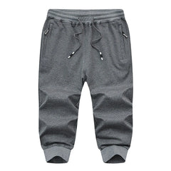 Men's Jogging Bottoms Cotton Hiking Trousers Outdoor Workout Gym Short